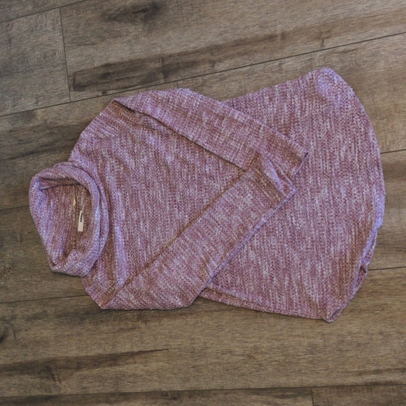 Buy1 Get1 Free Tops ! Sonoma Goods For Life® Supersoft Waffle Cowl Tunic Top - Picture 2 of 2